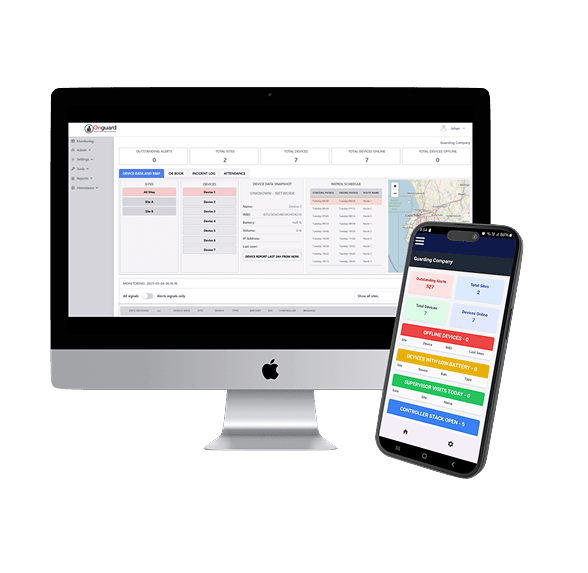 Onguard security management software dashboard