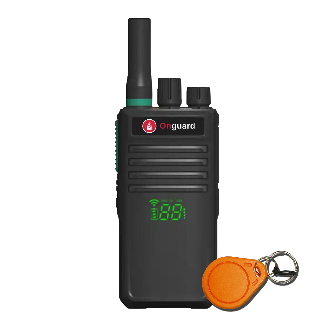 Clocking with a tag: radio and NFC tag for clocking in